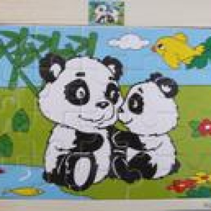 FR419 20pc Puzzle  – Animal mom & baby
