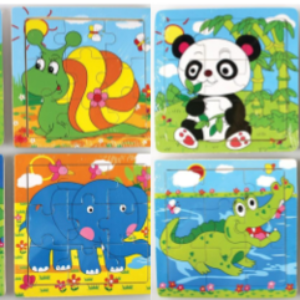 FR317 9pc Assorted Wooden Puzzle
